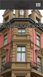 Mobile Screenshot of hausverwaltung-rommel.de